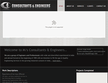 Tablet Screenshot of consultantsandengineers.co.in